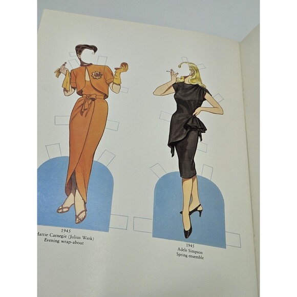 Great Fashion Designs of the Forties Paper Dolls By Tom Tierney New UNCUT - Picture 8 of 11